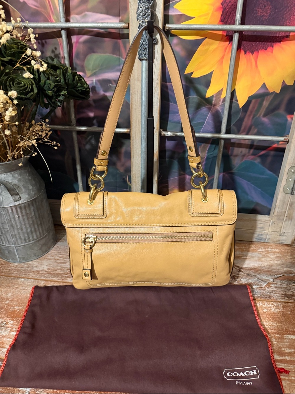 Coach Peyton Flap Shoulder Bag - Picture 4 of 11